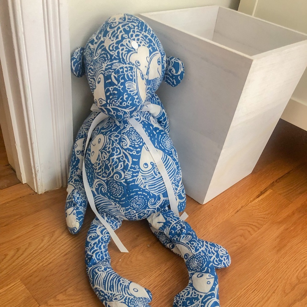 Lilly Pulitzer Johnny B Monkey Stuffed Toy